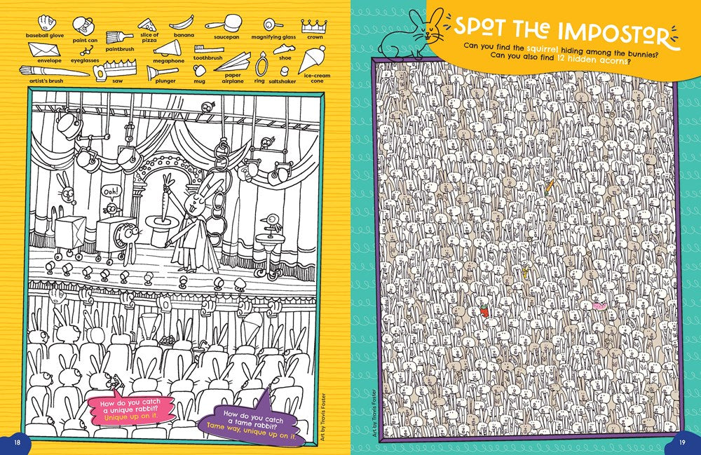 Silliest Hidden Pictures Puzzles Ever: Search-and-Find Book for Kids 6 and Up with Over 1,000 Hidden Objects, Road Trip Games, Silly Jokes and Wacky ... for Hours of Fun (Highlights Hidden Pictures)