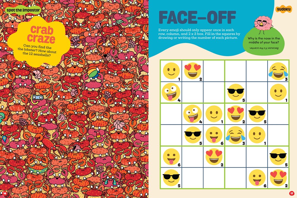 brainPLAY Funniest Puzzles Ever: Over 200 Super Silly Brain Games, Wacky Activities and Hilarious Puzzles, Funny Gift for Kids Ages 7 and Up (brainPLAY Puzzle Books)