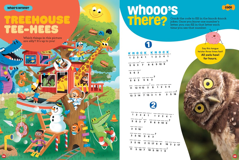 brainPLAY Funniest Puzzles Ever: Over 200 Super Silly Brain Games, Wacky Activities and Hilarious Puzzles, Funny Gift for Kids Ages 7 and Up (brainPLAY Puzzle Books)