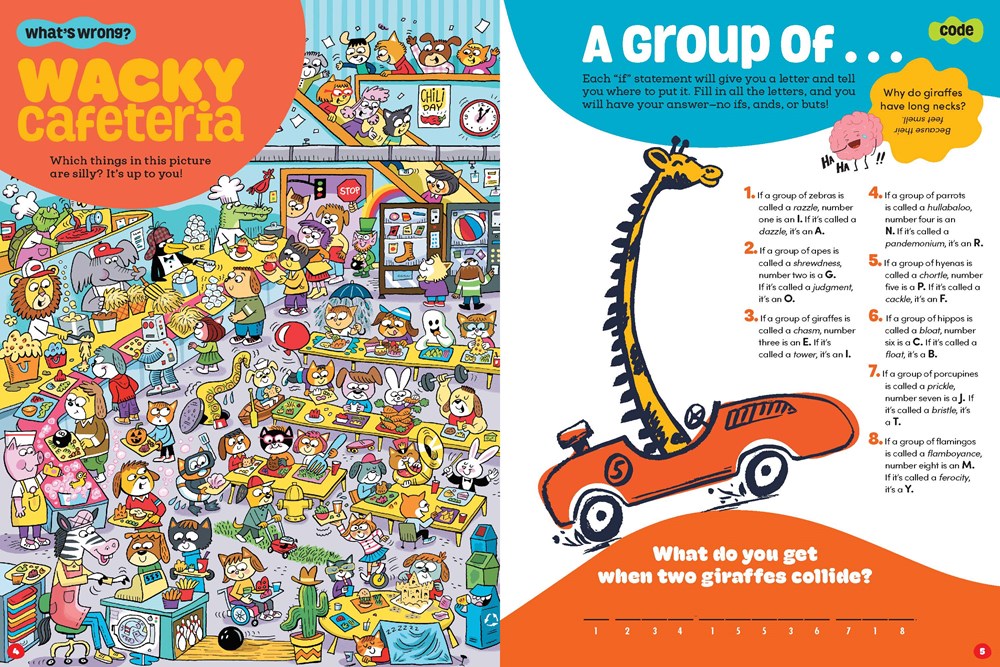 brainPLAY Funniest Puzzles Ever: Over 200 Super Silly Brain Games, Wacky Activities and Hilarious Puzzles, Funny Gift for Kids Ages 7 and Up (brainPLAY Puzzle Books)