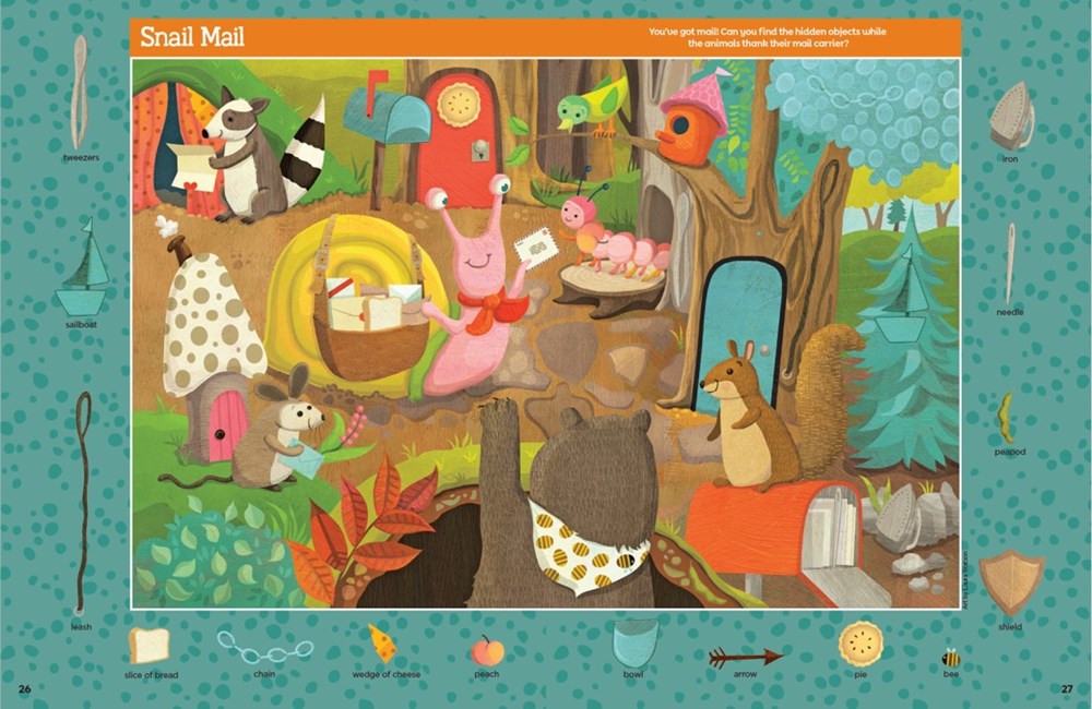 Magical Woodland Hidden Pictures Deluxe: 96 Pages of Magical Recipes, Crafts, Forest Puzzles and Stickers, Search for Mushrooms, Gnomes, Woodland Animals and More (Highlights Hidden Pictures)