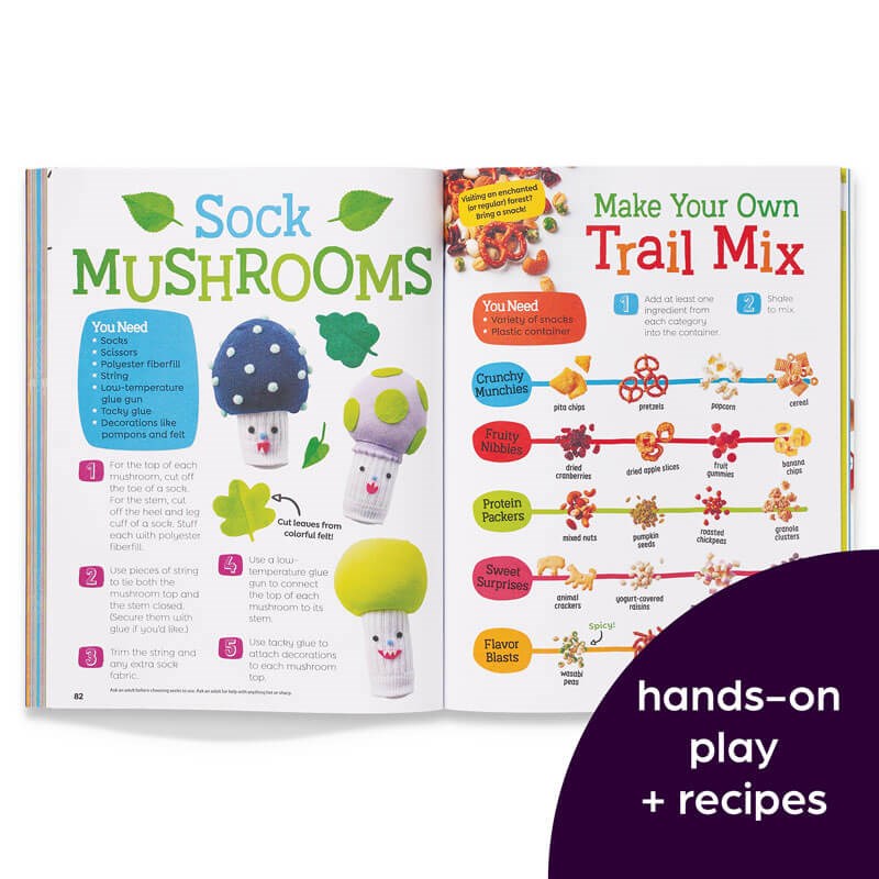 Magical Woodland Hidden Pictures Deluxe: 96 Pages of Magical Recipes, Crafts, Forest Puzzles and Stickers, Search for Mushrooms, Gnomes, Woodland Animals and More (Highlights Hidden Pictures)