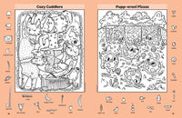 Cute Cat and Dog Puzzles: 144-Page Activity Book for Kids with Over 1,800 Objects to Find, Search-and-Find Puzzles Featuring Cute Kittens and Puppies (Highlights Hidden Pictures)