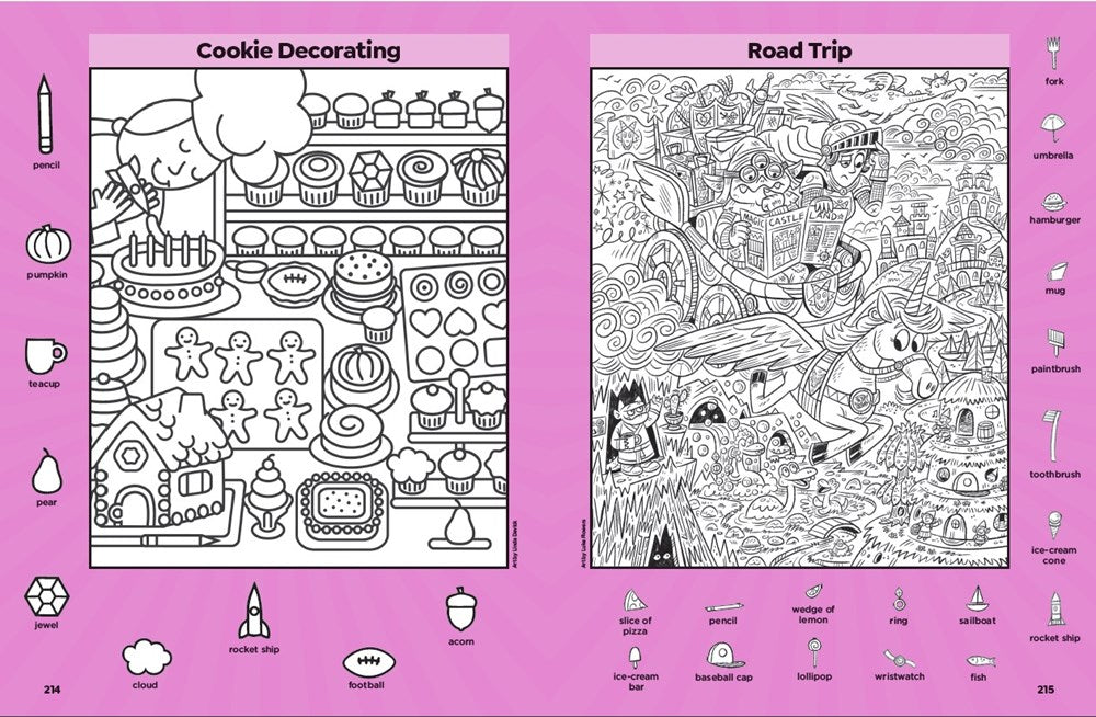 Mega Super Cute Hidden Pictures Puzzles: The Biggest and Cutest Book of Picture Puzzles Ever Featuring Thousands of Adorable Hidden Objects for Kids 6-9