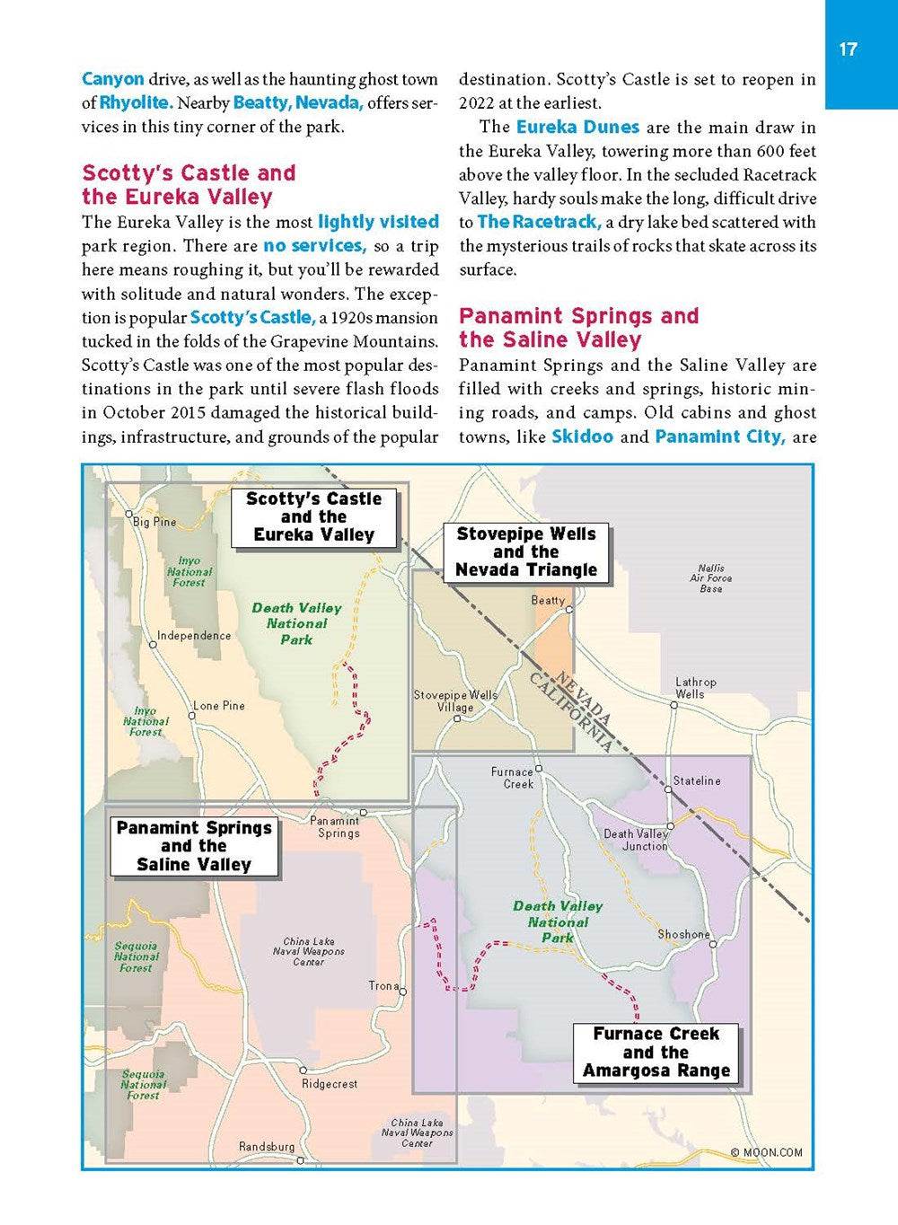 Moon Death Valley National Park