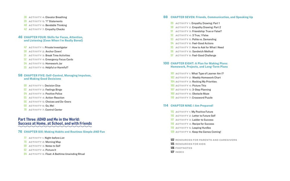 Thriving with ADHD Workbook for Kids