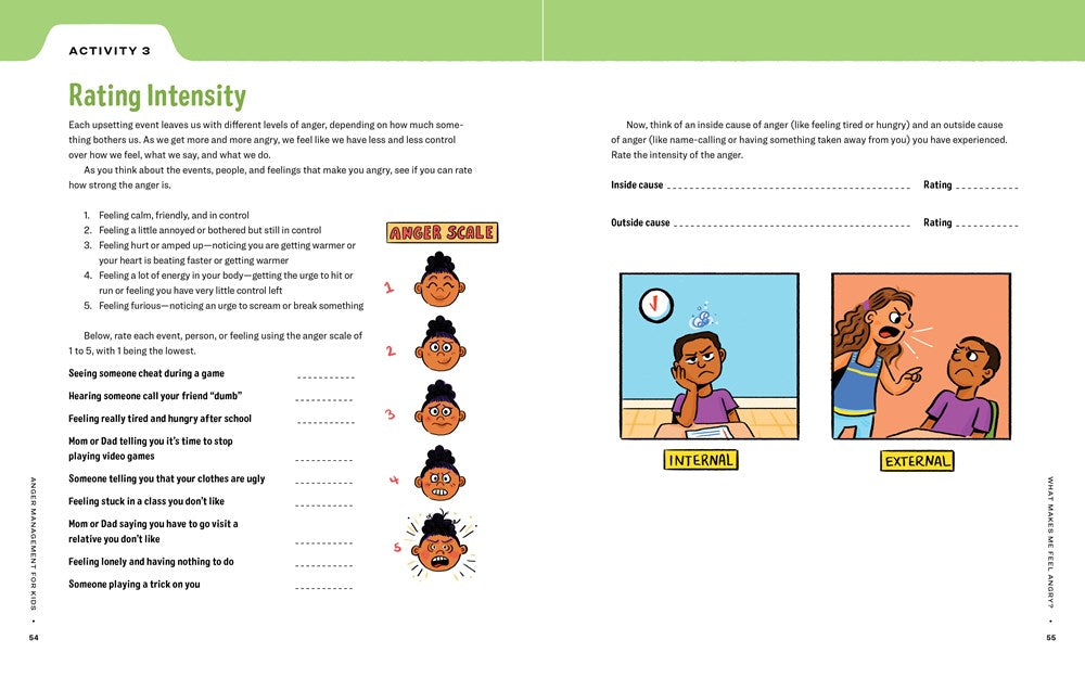 Anger Management Workbook for Kids: 50 Fun Activities to Help Children Stay Calm and Make Better Choices When They Feel Mad (Health and Wellness Workbooks for Kids)