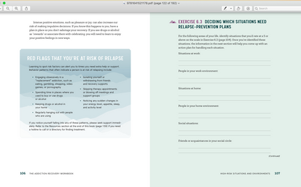 The Addiction Recovery Workbook: Powerful Skills for Preventing Relapse Every Day (Addiction Recovery Resources)