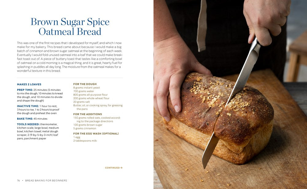 Bread Baking for Beginners: The Essential Guide to Baking Kneaded Breads, No-Knead Breads, and Enriched Breads