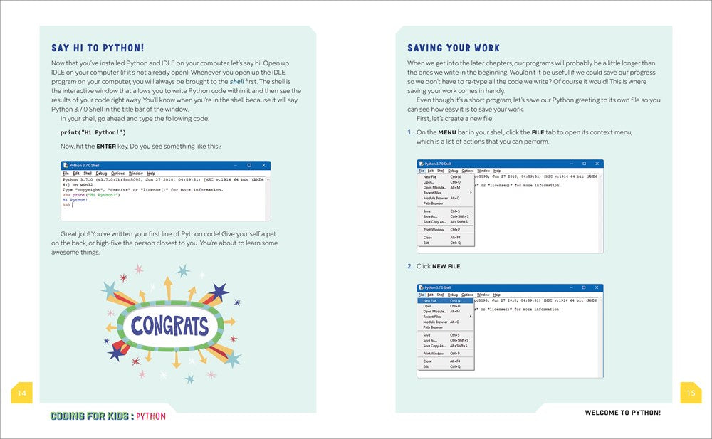 Coding for Kids: Python: Learn to Code with 50 Awesome Games and Activities