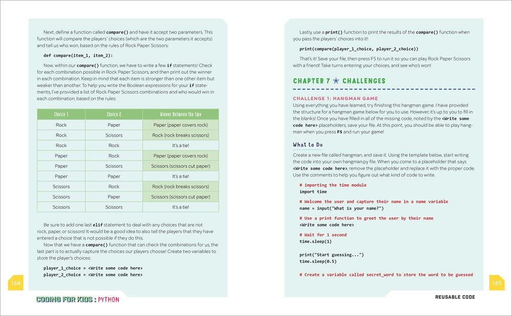 Coding for Kids: Python: Learn to Code with 50 Awesome Games and Activities