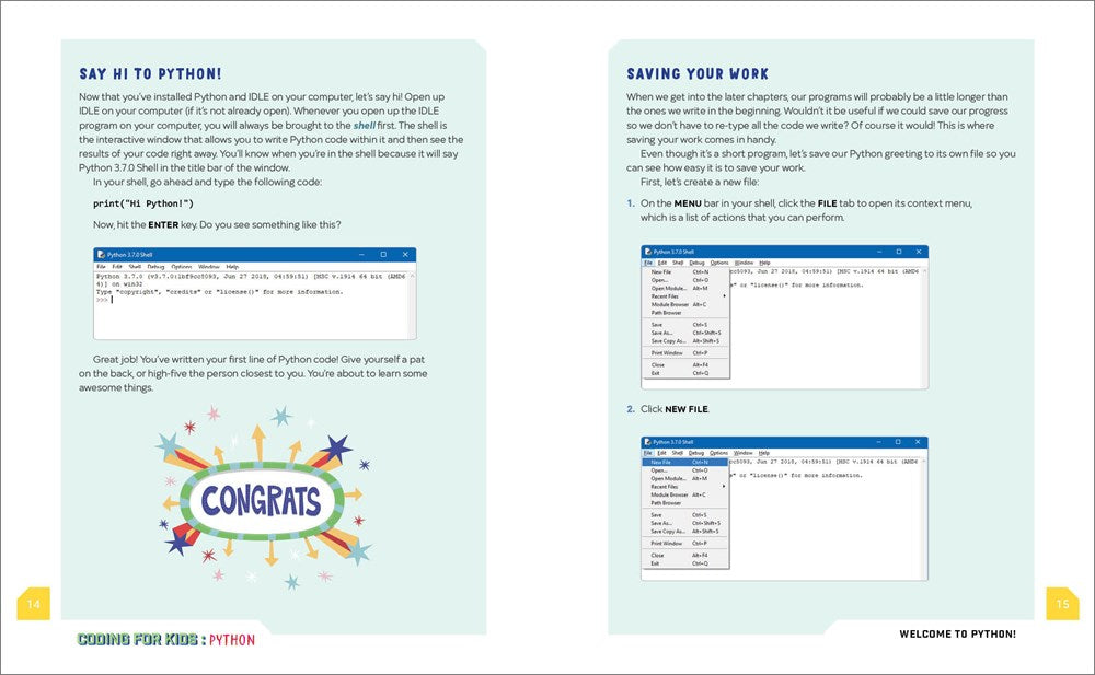 Coding for Kids: Python: Learn to Code with 50 Awesome Games and Activities