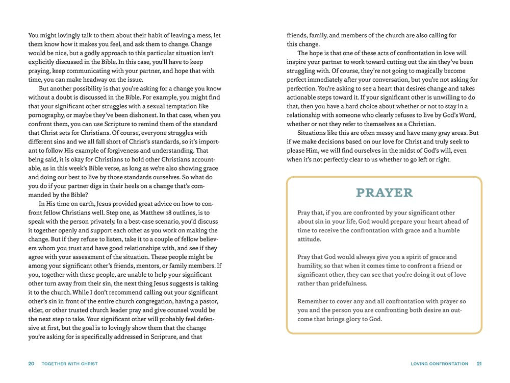 Together With Christ: A Dating Couples Devotional: 52 Devotions and Bible Studies to Nurture Your Relationship