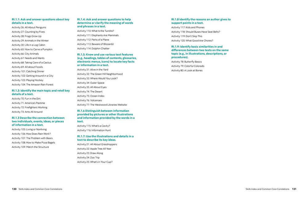 The Big Book of Reading Comprehension Activities, Grade 1