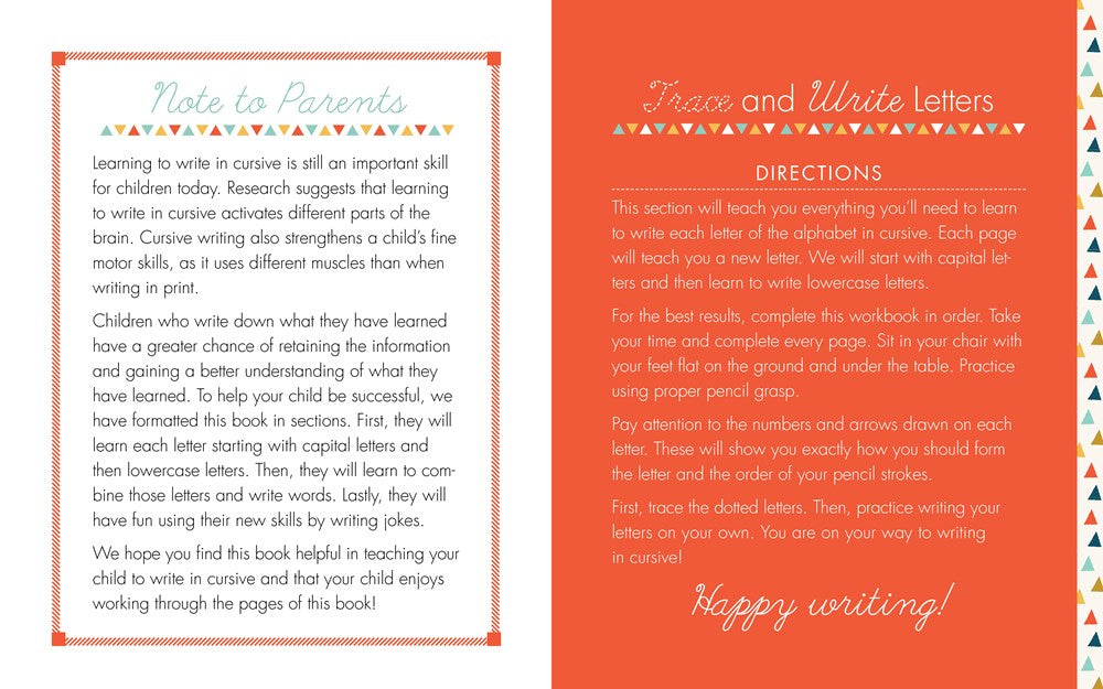 The Complete Cursive Handwriting Workbook for Kids