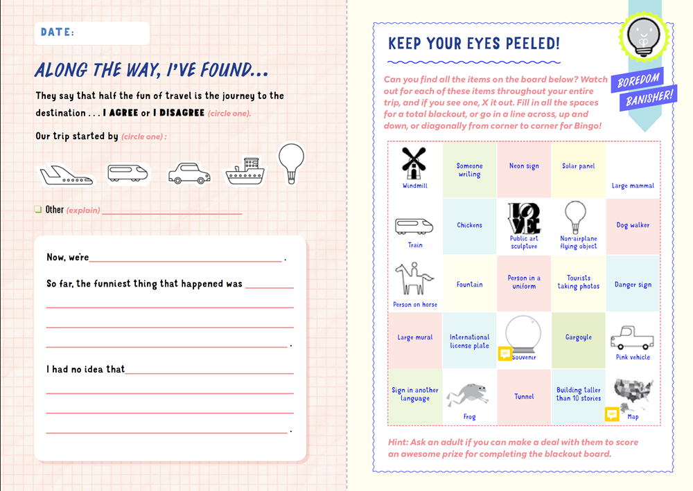 The Ultimate Travel Journal for Kids: Awesome Activities for Your Adventures