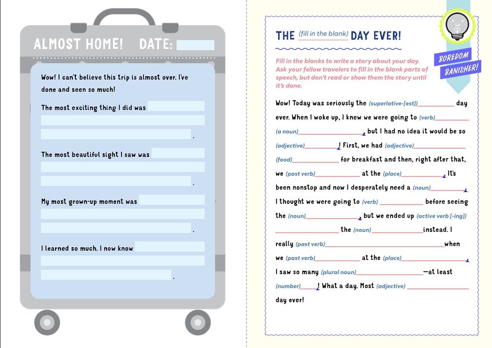 The Ultimate Travel Journal for Kids: Awesome Activities for Your Adventures
