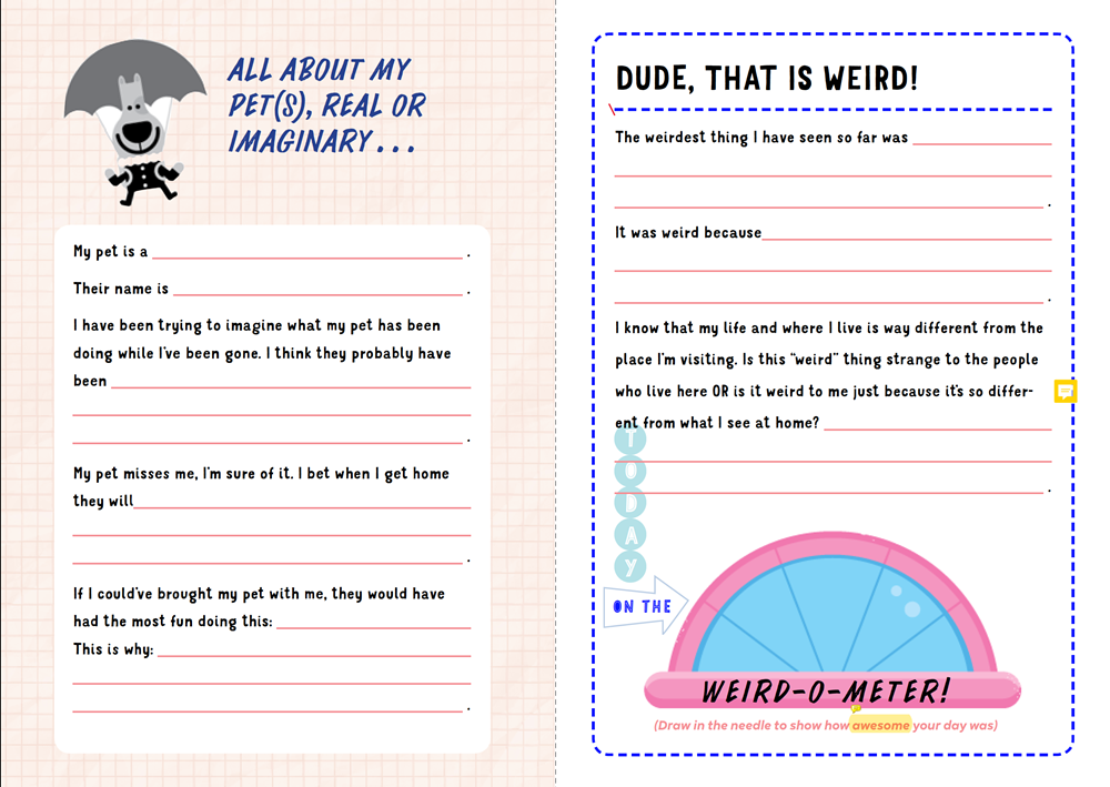 The Ultimate Travel Journal for Kids: Awesome Activities for Your Adventures