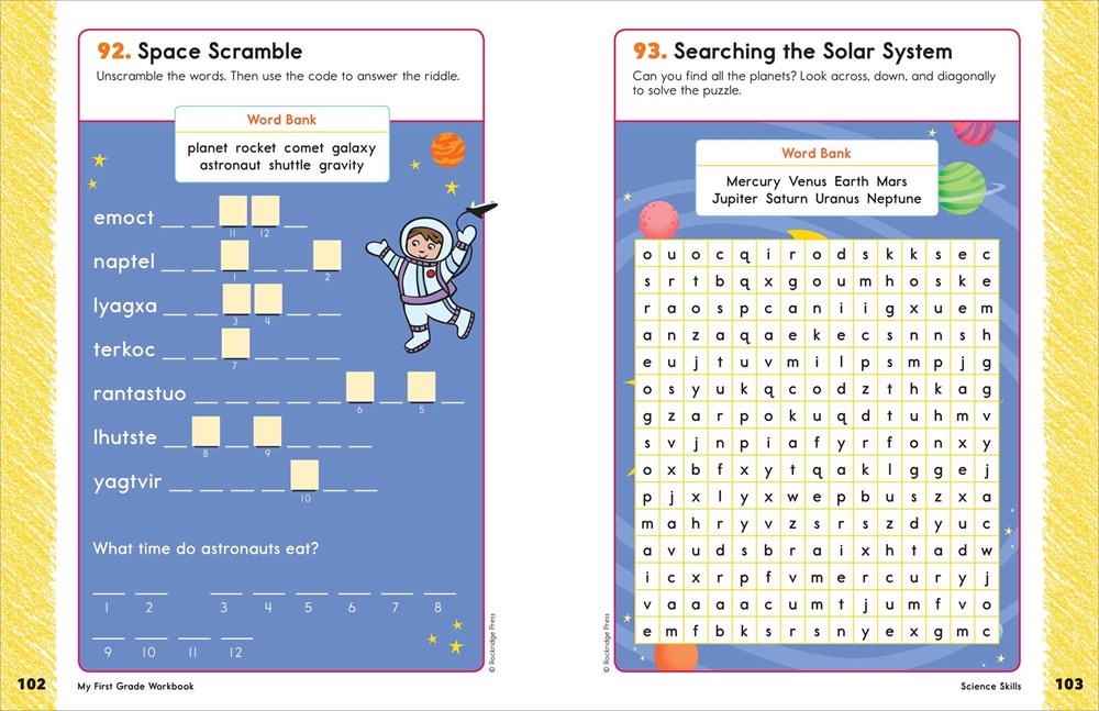 My First Grade Workbook: 101 Games and Activities to Support First Grade Skills