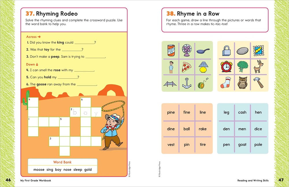 My First Grade Workbook: 101 Games and Activities to Support First Grade Skills