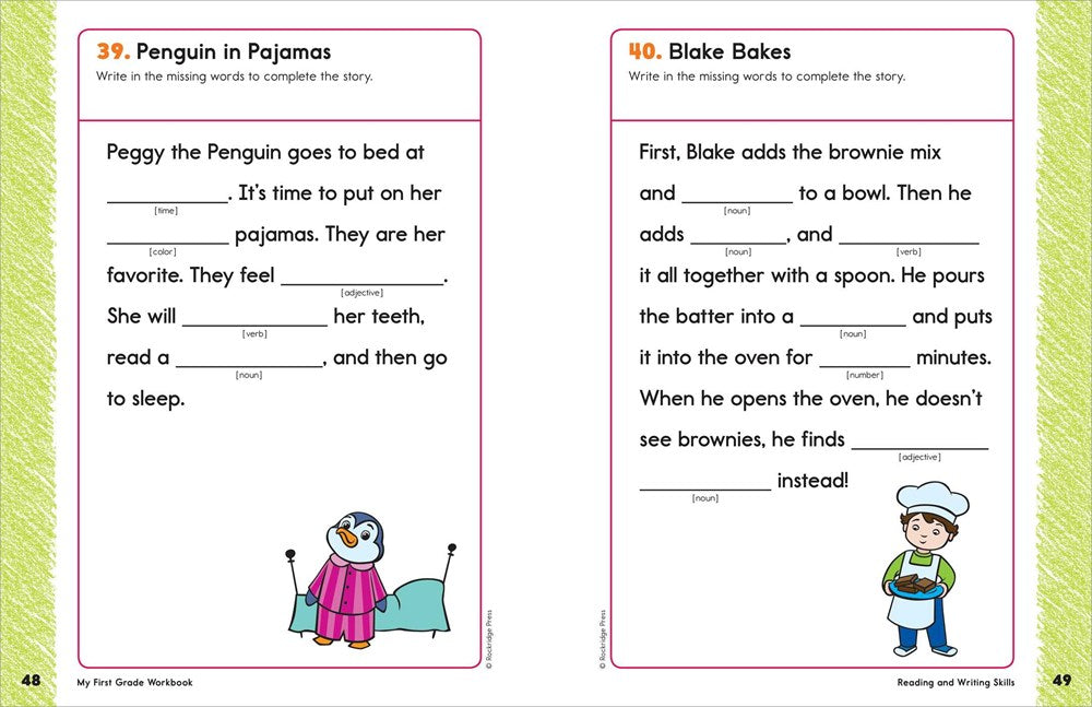 My First Grade Workbook: 101 Games and Activities to Support First Grade Skills