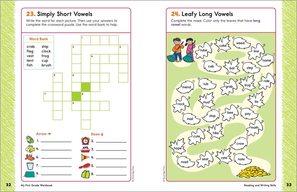 My First Grade Workbook: 101 Games and Activities to Support First Grade Skills