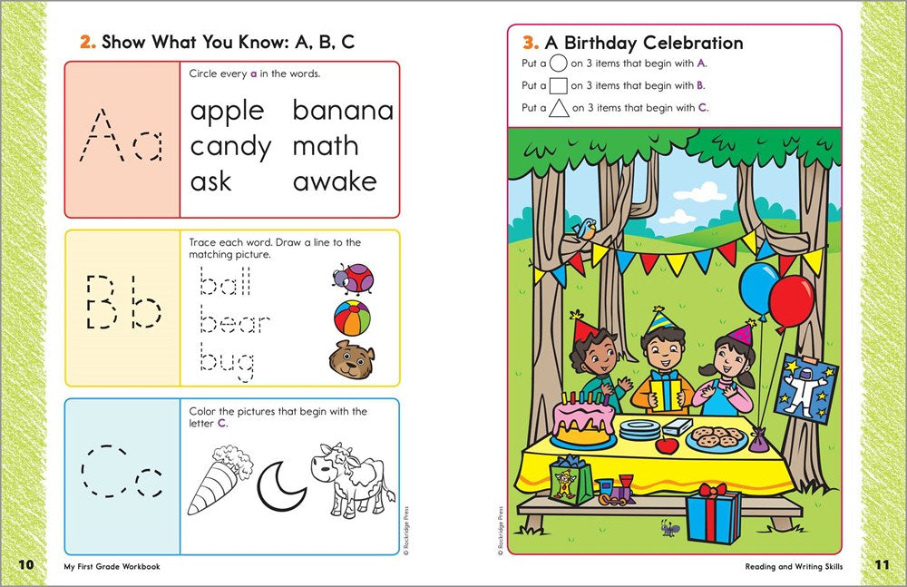 My First Grade Workbook: 101 Games and Activities to Support First Grade Skills
