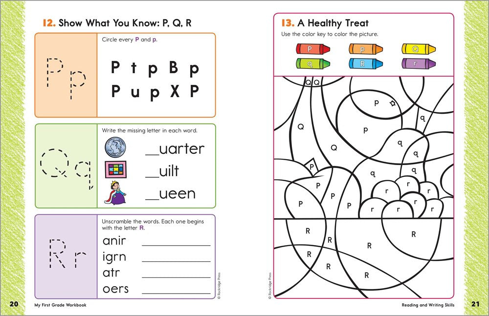 My First Grade Workbook: 101 Games and Activities to Support First Grade Skills