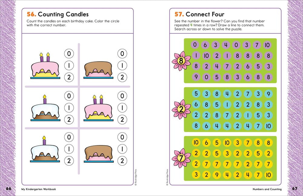 My Kindergarten Workbook: 101 Games and Activities to Support Kindergarten Skills, for Kids Ages 5-6