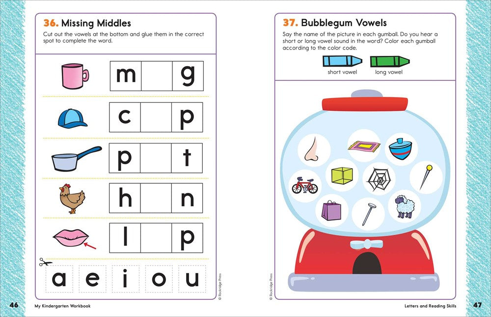 My Kindergarten Workbook: 101 Games and Activities to Support Kindergarten Skills, for Kids Ages 5-6