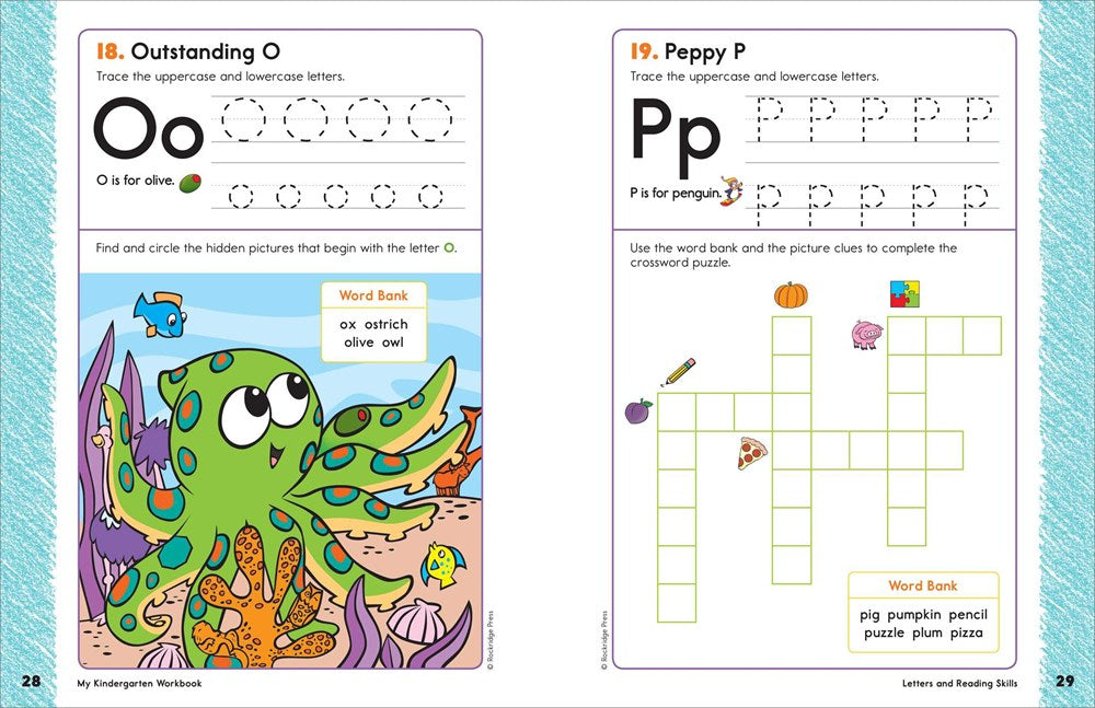 My Kindergarten Workbook: 101 Games and Activities to Support Kindergarten Skills, for Kids Ages 5-6