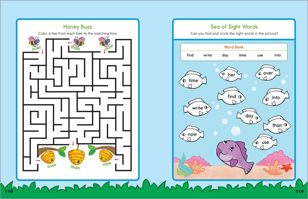 My Sight Words Workbook: 101 High-Frequency Words Plus Games & Activities!