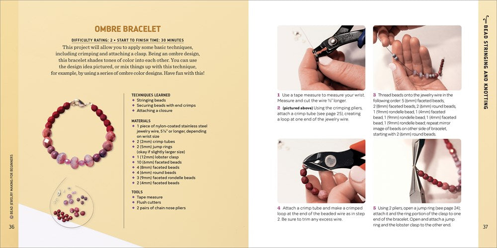 Bead Jewelry Making for Beginners: Step-by-Step Instructions for Beautiful Designs