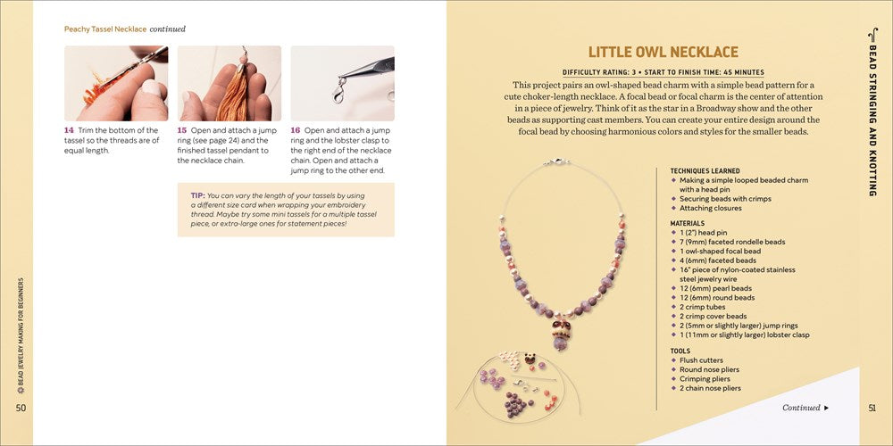 Bead Jewelry Making for Beginners: Step-by-Step Instructions for Beautiful Designs
