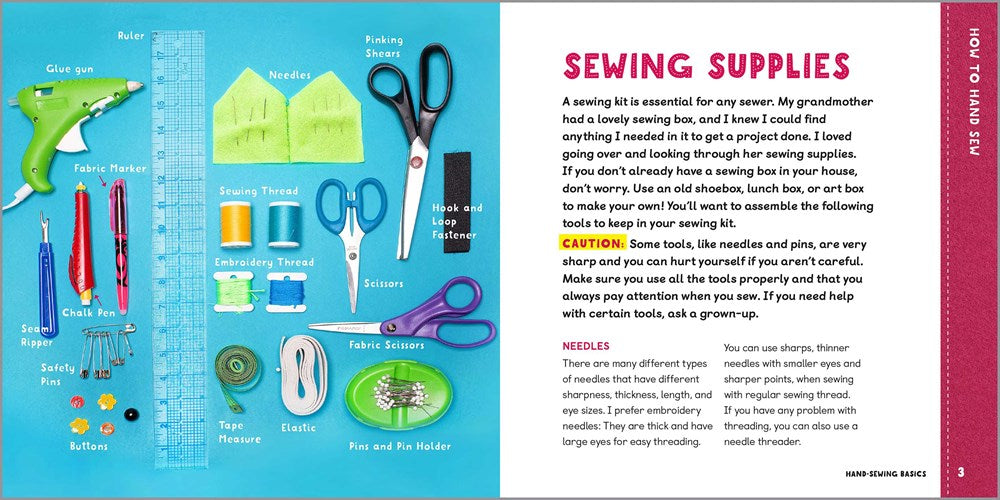 Sewing For Kids: 30 Fun Projects to Hand and Machine Sew
