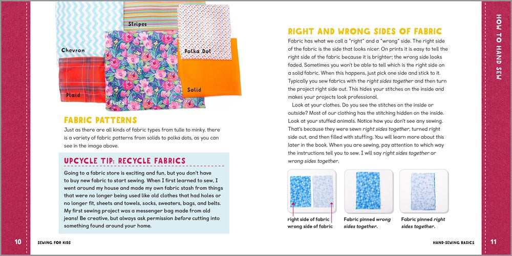 Sewing For Kids: 30 Fun Projects to Hand and Machine Sew