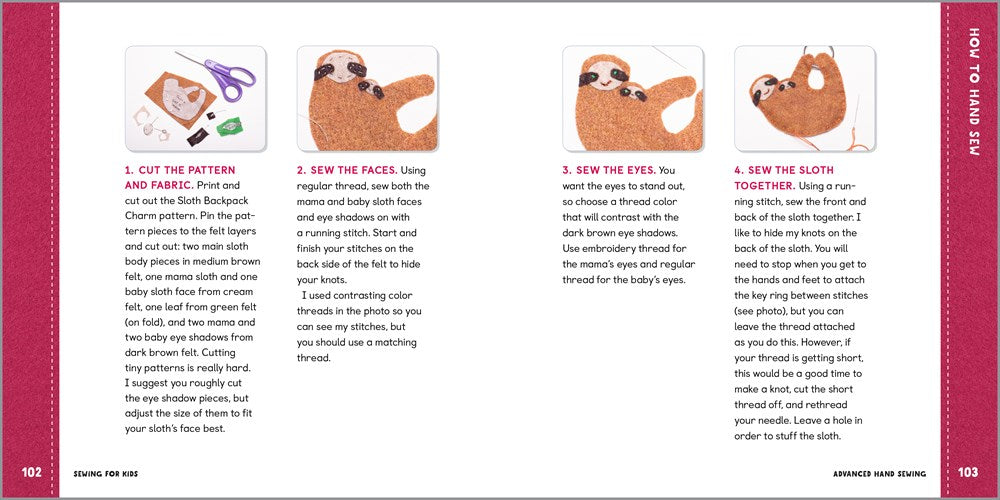 Sewing For Kids: 30 Fun Projects to Hand and Machine Sew