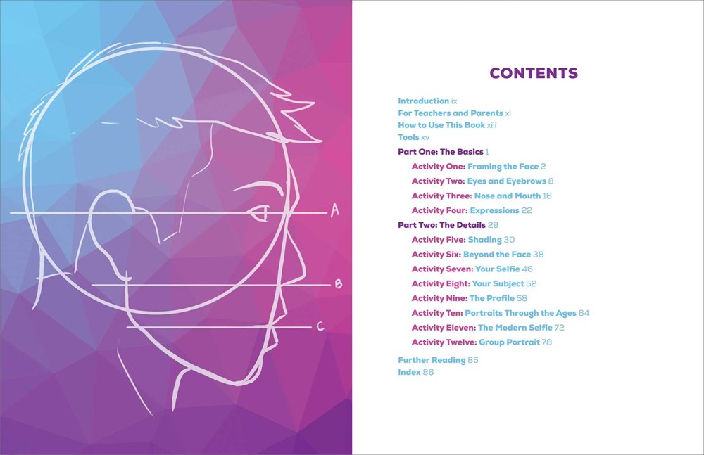 Portrait Drawing for Kids: A Step-by-Step Guide to Drawing Faces (Drawing Books for Kids Ages 9 to 12)