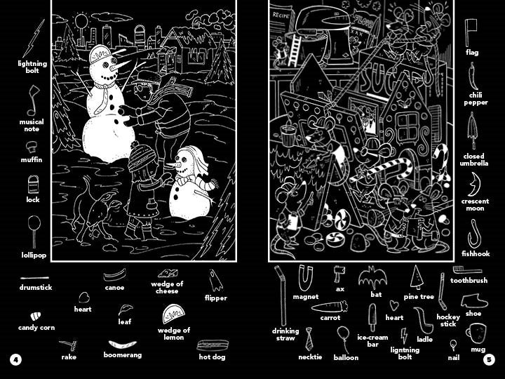 Christmas Hidden Pictures Puzzles to Highlight: Activity Book with Winter Puzzles, Over 300 Hidden Objects and Bright Highlighter Fun