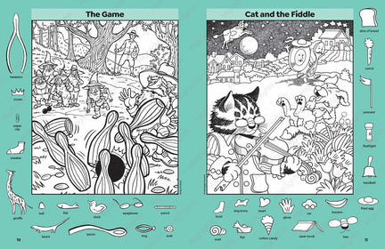 Enchanted Fantasy Puzzles: Find Over 1,800 Hidden Objects within this Fairy Tale Puzzle Book with Dragons, Fairies and Magical Creatures (Highlights Hidden Pictures)