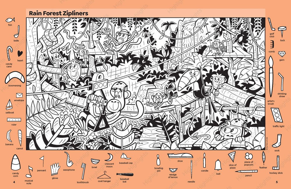 Extreme Adventure Puzzles (Highlights Hidden Pictures)