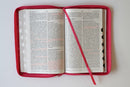 Biblia Reina Valera 1960 letra grande. Símil piel fucsia, cremallera, índice, manual / Spanish Bible RVR 1960. Handy Size, Large Print, Leathersoft (Spanish Edition)