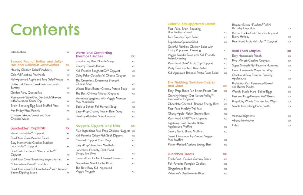 The Little Lunchbox Cookbook