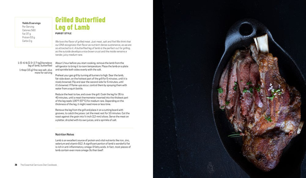 The Essential Carnivore Diet Cookbook