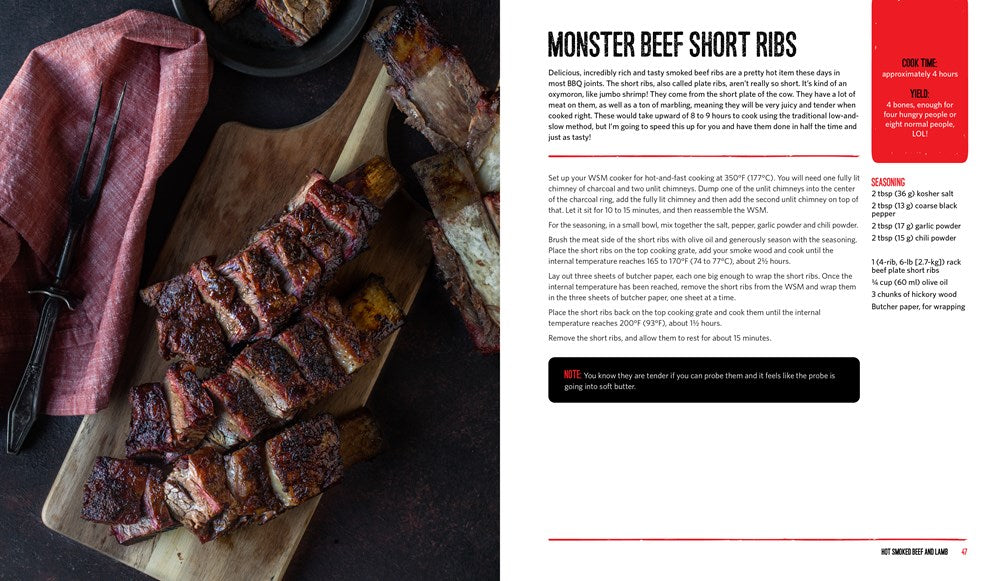 Hot and Fast BBQ on Your Weber Smokey Mountain Cooker