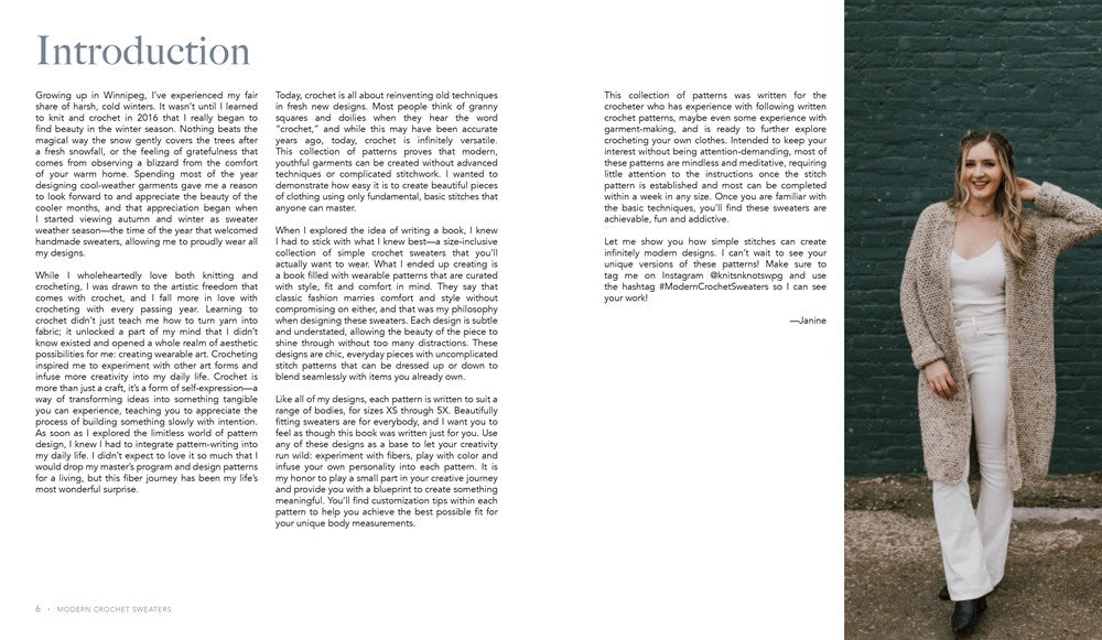 Modern Crochet Sweaters