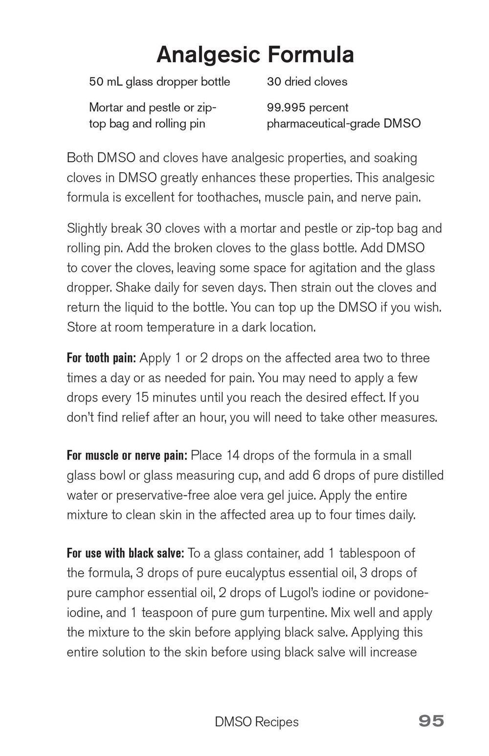 Healing with DMSO: The Complete Guide to Safe and Natural Treatments for Managing Pain, Inflammation, and Other Chronic Ailments with Dimethyl Sulfoxide