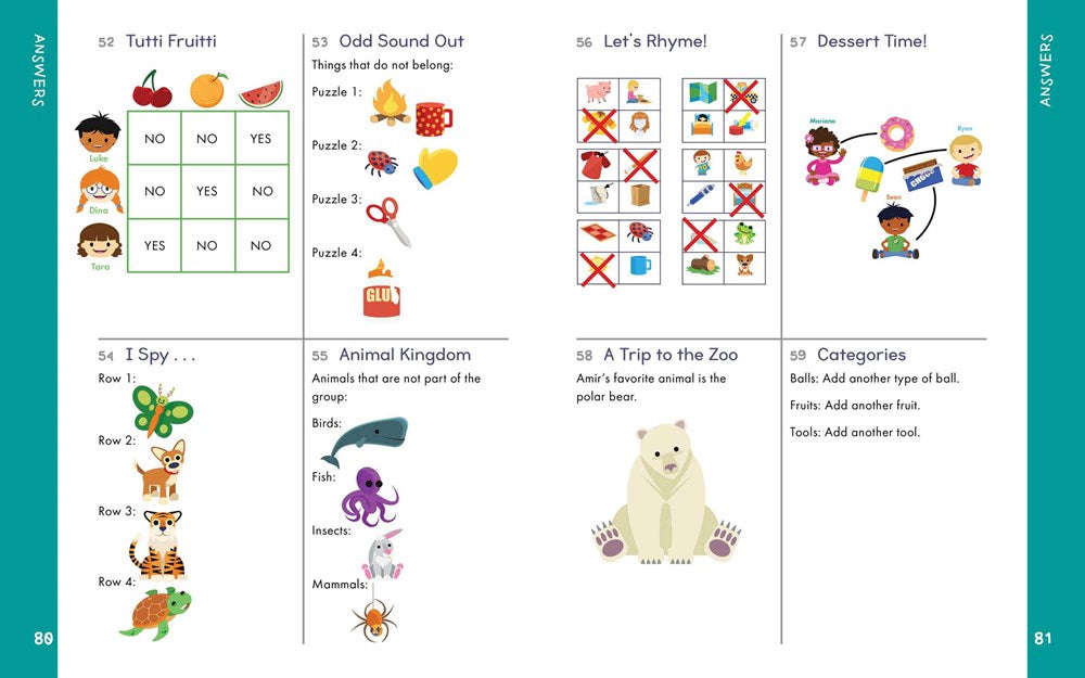 Logic Puzzles for Clever Kids: Fun brain games for ages 4 & up