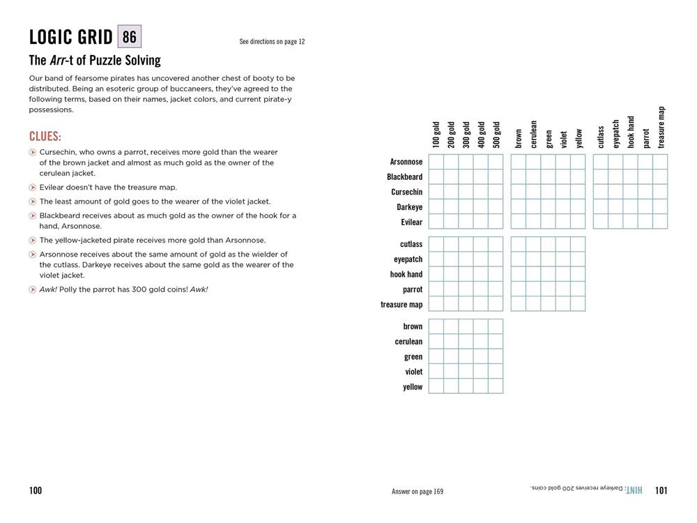 Tricky Logic Puzzles for Adults: 130+ Difficult Puzzles to Challenge Your Brain