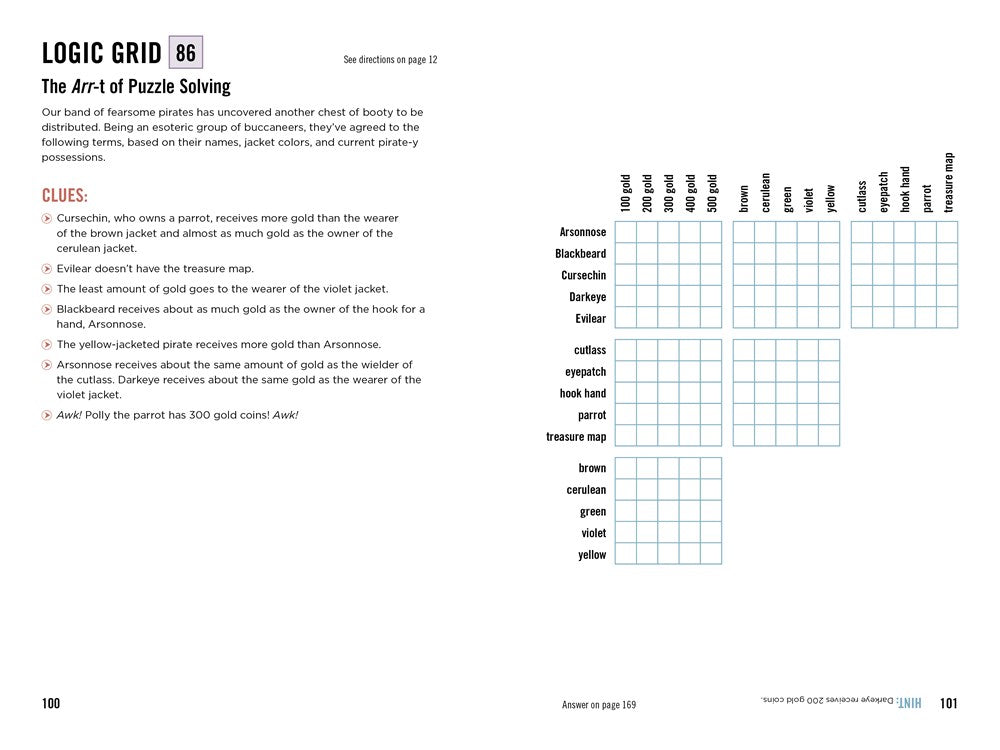 Tricky Logic Puzzles for Adults: 130+ Difficult Puzzles to Challenge Your Brain